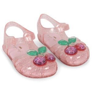 Konges-Slojd Pink Glitter Cherry Sandals